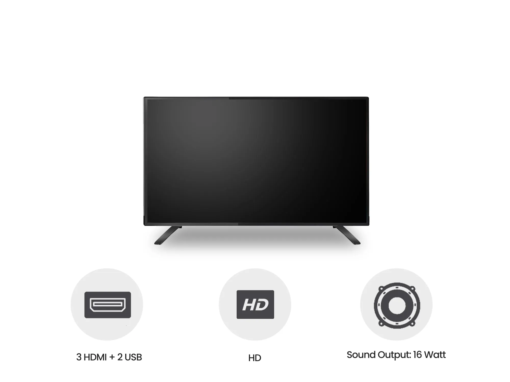 32 Inches TV with Media Streaming Device
